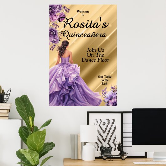 第スペインの15誕生日キンセアニェラ ポスター (ホームオフィス)