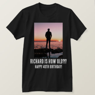 第パーソナライズされたおもしろい40回誕生日Tシャツ Tシャツ