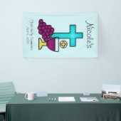 第パーソナライズされた一聖餐式 横断幕 (トレードショー)