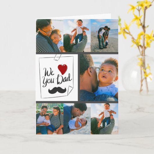 第パーソナライズされた1子の日写真7校  カード (黄色い花)