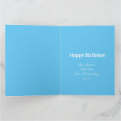 第パーソナライズされた18誕生日カード カード (内部)