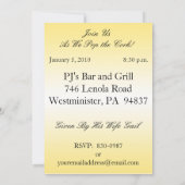 第パーソナライズされた60バースデーパーティ招待状 招待状 (裏面)