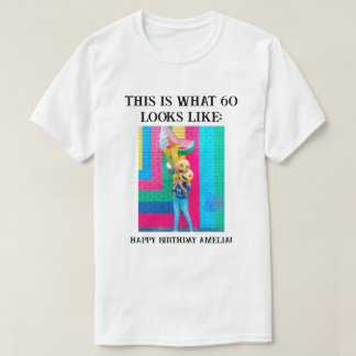 第パーソナライズされた60回おもしろい誕生日Tシャツ Tシャツ