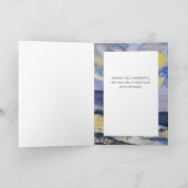 第パーソナライズされた60回山景誕生日カード カード (内部)