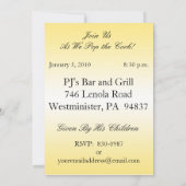 第パーソナライズされた80バースデーパーティ招待状 招待状 (裏面)