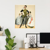 第ビクトリアン十フスル王室の兵 ポスター (ホームオフィス)