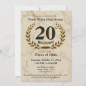 第ファンシーエレガント20期高校懇親会クラス05 招待状 (正面)