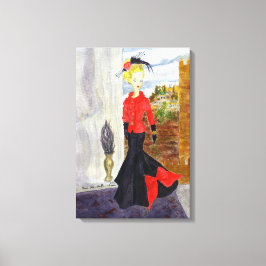 第フランスの4四半期： MatisseFashion Water color キャンバスプリント