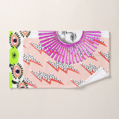 第ポップ・アートの二条 バスタオルセット (ハンドタオル)