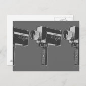 第ポップ・アートの8すごい条ムービーカメラ ポストカード (正面/裏面)