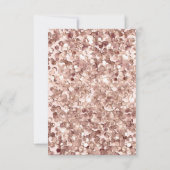 第モダン13誕生日バラ金ゴールドバルーンパーティー 招待状 (裏面)