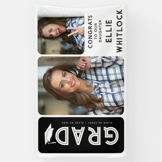 第モダン2期写真卒業 横断幕 (縦)