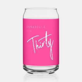 第モダン30回第330回誕生日パーティー ガラス缶