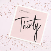 第モダン30回第330回誕生日パーティー スタンダードカクテルナプキン