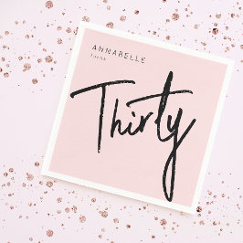 第モダン30回第330回誕生日パーティー スタンダードカクテルナプキン