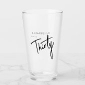 第モダン30回第330回誕生日パーティー タンブラーグラス (正面)