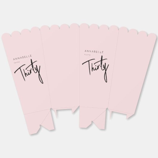 第モダン30回第330回誕生日パーティー フェイバーボックス (見開き)