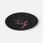 第モダン30回第330回誕生日パーティー ペーパープレート (アングル)