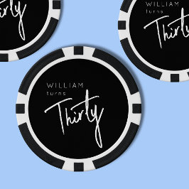 第モダン30回第330回誕生日パーティー ポーカーチップ