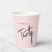 第モダン30回第330回誕生日パーティー 紙コップ (裏面)