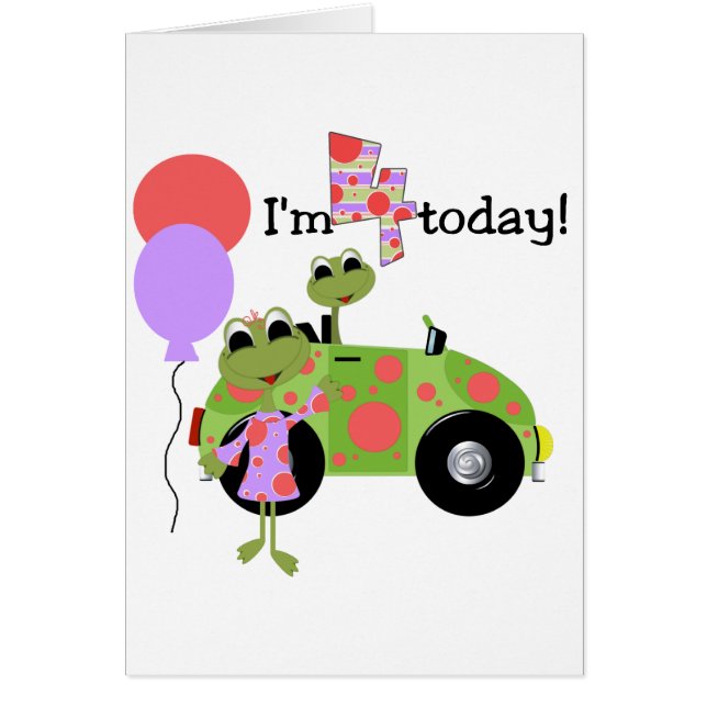 第モダン4回誕生日Tシャツとギフト (正面)