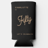 第モダン50回五十十誕生日 スリム缶クーラー (正面)