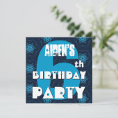 第モダン6誕生日6年ビッグブルースターズB351 招待状 (スタンド正面)