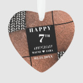 第モダン7回銅ウール記念日 オーナメント (正面)