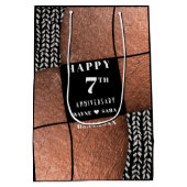 第モダン7回銅ウール記念日 ミディアムペーパーバッグ (裏面)