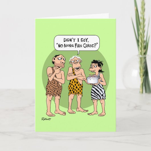 第ユーモアのある63誕生日 カード (正面)