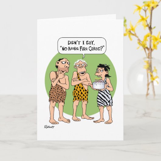 第ユーモアのある76誕生日 カード (黄色い花)