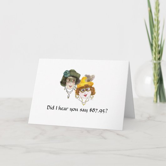 第ユーモアのある88期女子誕生日 カード (正面)