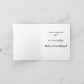 第ユーモアのある90回誕生日女性 カード (内部)