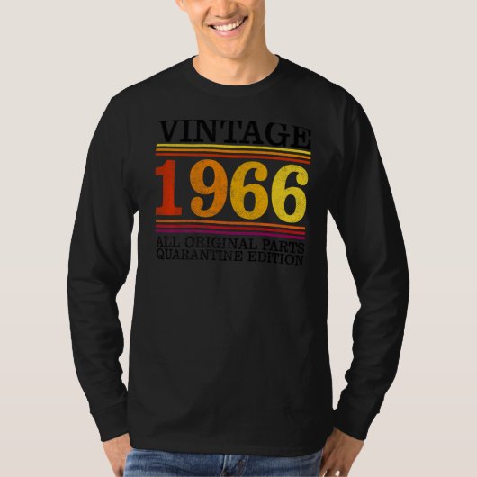 第ヴィンテージ1966 56th誕生日パーティー tシャツ (正面)