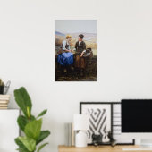 『第一の悲しみ (喪に服す)』 ポスター (ホームオフィス)