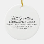 第一世シンプル学専攻のオーナメント セラミックオーナメント (正面)
