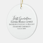 第一世シンプル学専攻のオーナメント セラミックオーナメント (左)