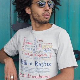第一修正言論の自由とプレス Tシャツ