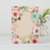 "第一印象：エレガントな結婚式の招待状" 招待状 (スタンド正面)