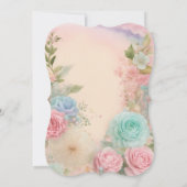 "第一印象：エレガント招待状の間隔" (裏面)