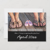 第一子妊娠告知マグネットカード マグネット招待状 (正面)