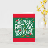 第一学年の初日 カード (黄色い花)