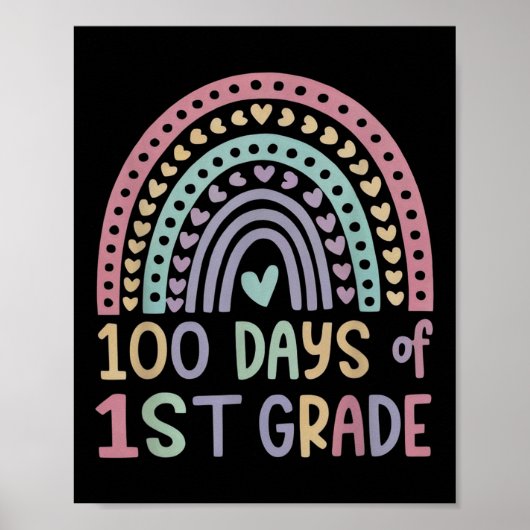 第一学年100日の100頭が切れる日 ポスター (正面)
