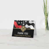 第一応答者消防署消防士 サンキューカード (正面)