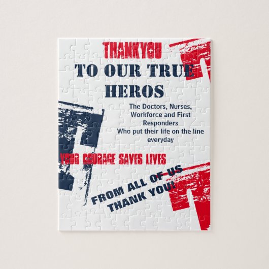 第一応答者 ジグソーパズル (縦)