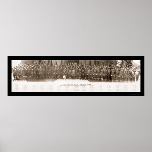 第一救急車会社写真1917 ポスター (正面)