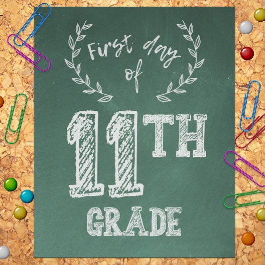 第一日中学校11年生1日目 フォトプリント           