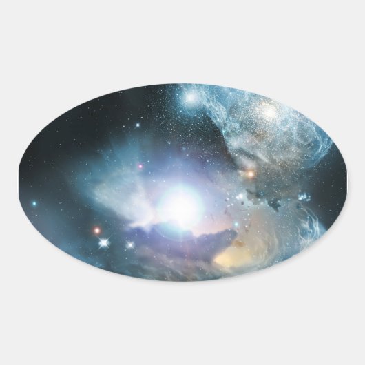 第一星の灰から 楕円形シール (正面)