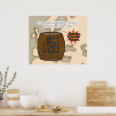 第一次世界大戦の原因:パウダーケグ*更新* ポスター (キッチン)