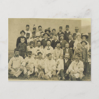 第一次世界大戦の村の写真 ポストカード